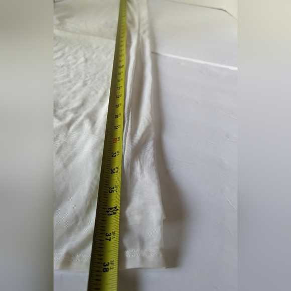 Wide Leg Pants White Mesh Swim Cover Up Pant Poolside Beachwear - Picture 11 of 12